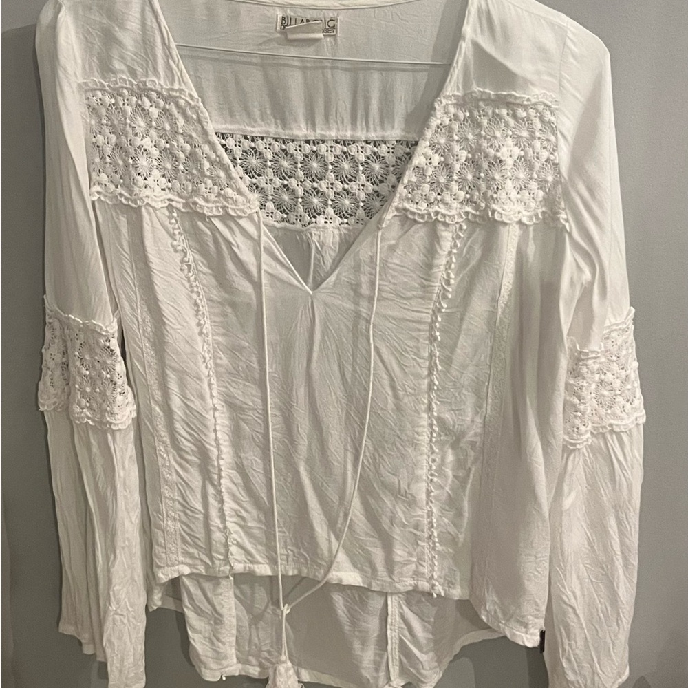 Billabong off white blouse